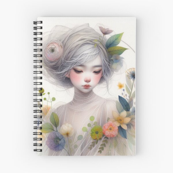 Item preview, Serene Spring Girl designed and sold by Beyondnote-Art.