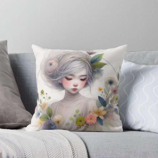 Item preview, Serene Spring Girl designed and sold by Beyondnote-Art.