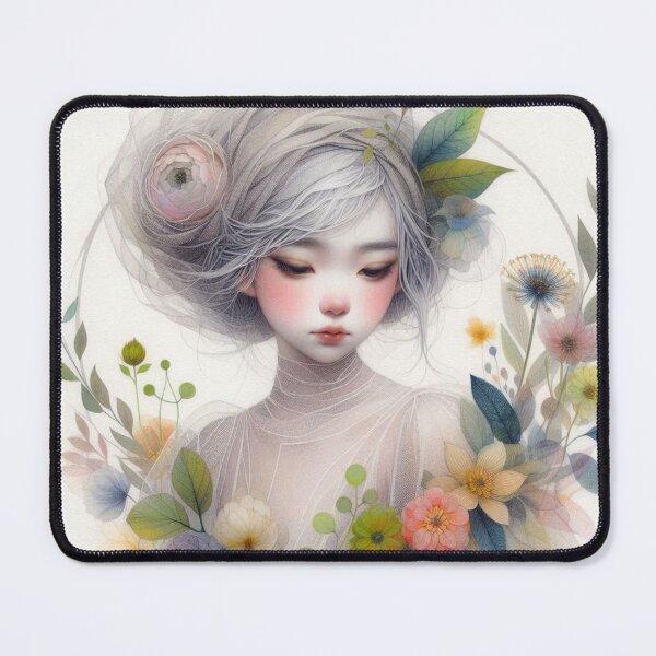 Item preview, Serene Spring Girl designed and sold by Beyondnote-Art.