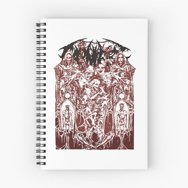 Item preview, Deathcore Metal Band Dark Gothic Cathedral Skeletons Red designed and sold by marksangsida.