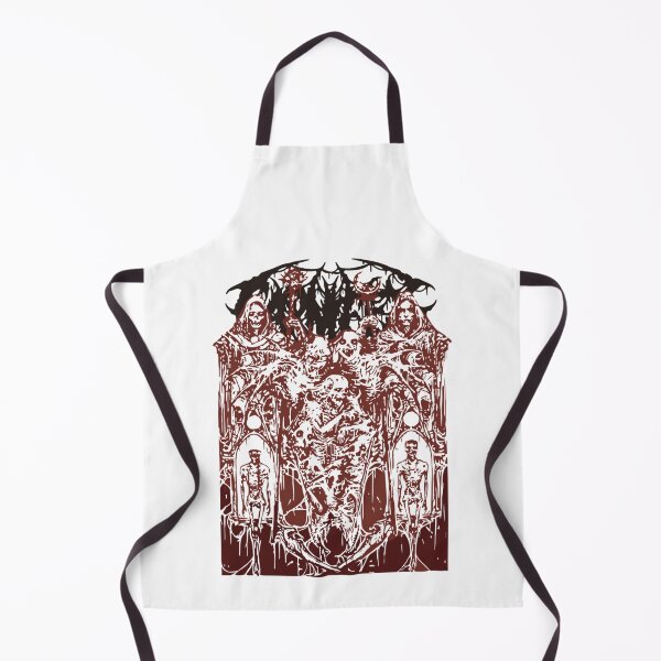 Item preview, Deathcore Metal Band Dark Gothic Cathedral Skeletons Red designed and sold by marksangsida.