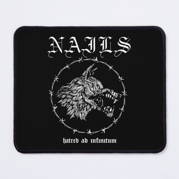 Item preview, Hardcore Grindcore Band Angry Wolf Barbed Wire Monochrome designed and sold by marksangsida.