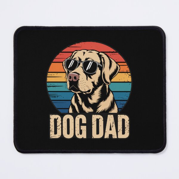 Item preview, Dog Dad Cool Retro Sunset Labrador designed and sold by SoyLamderma.