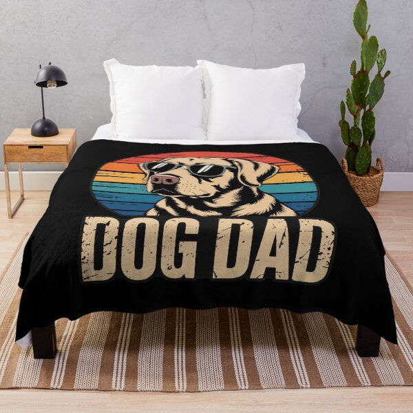 Item preview, Dog Dad Cool Retro Sunset Labrador designed and sold by SoyLamderma.