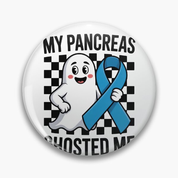 Item preview, Type 1 Diabetes Halloween Ghost designed and sold by borutawear.