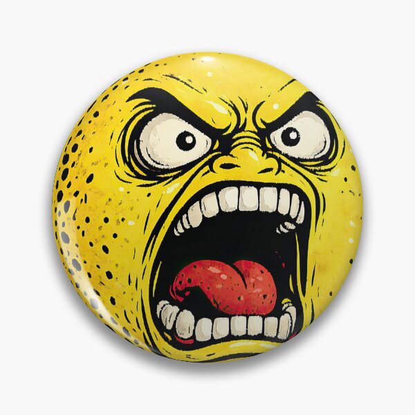 Item preview, Angry Screaming Lemon – Retro Skate Cartoon Art designed and sold by obstinator.