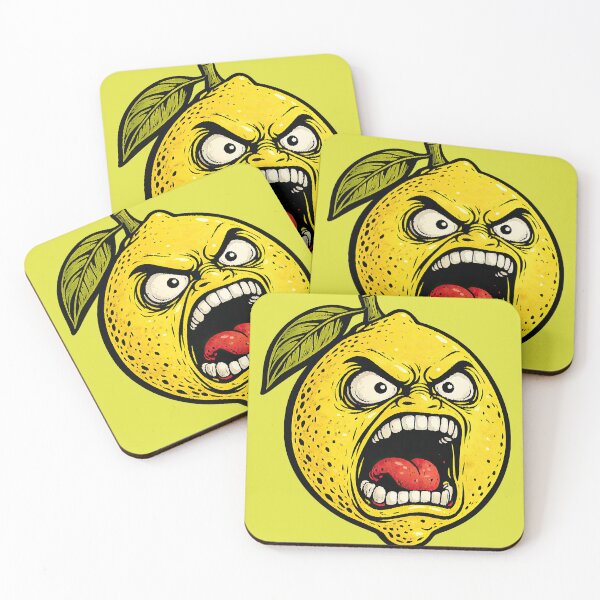 Item preview, Angry Screaming Lemon – Retro Skate Cartoon Art designed and sold by obstinator.