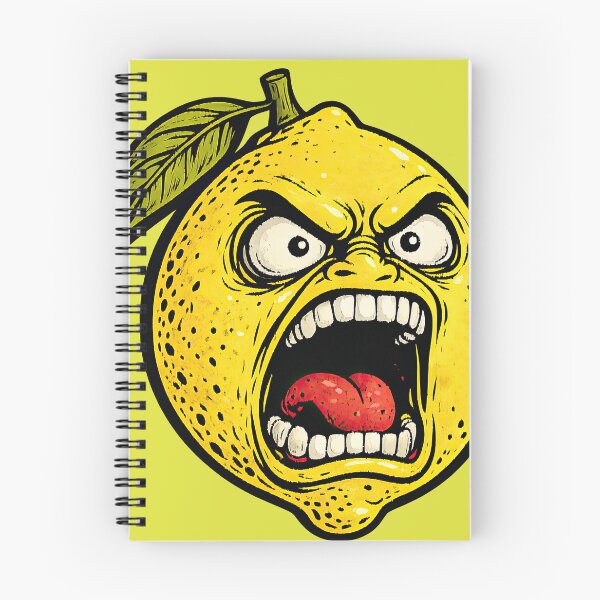 Item preview, Angry Screaming Lemon – Retro Skate Cartoon Art designed and sold by obstinator.
