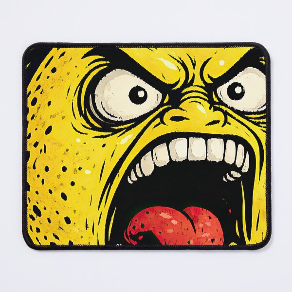 Item preview, Angry Screaming Lemon – Retro Skate Cartoon Art designed and sold by obstinator.