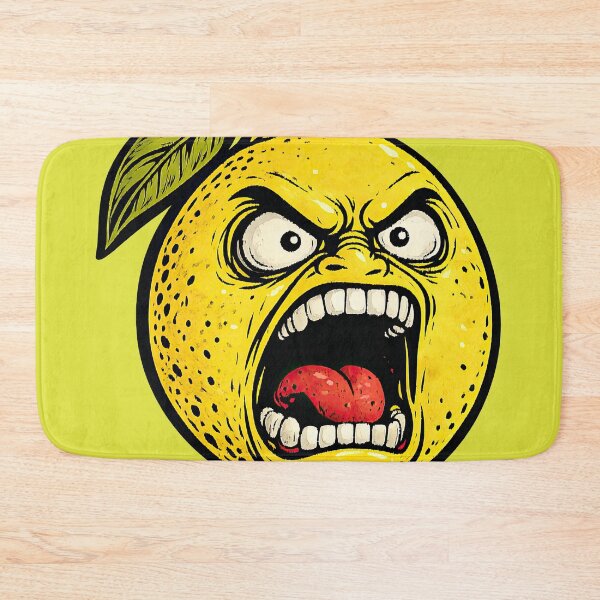 Item preview, Angry Screaming Lemon – Retro Skate Cartoon Art designed and sold by obstinator.