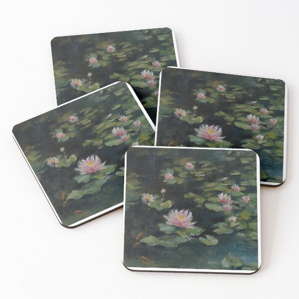 Item preview, Oilpainting Waterlily pond designed and sold by Stargirly05.