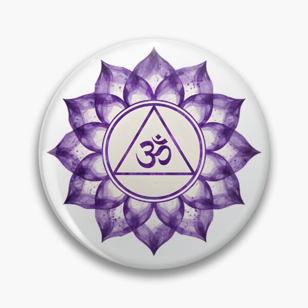 Item preview, Sahasrara Crown Chakra Om Symbol Art designed and sold by NeuralLoft Frequency.