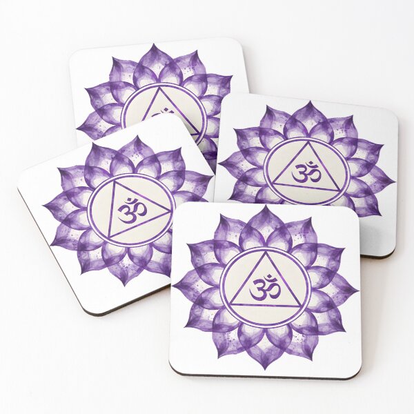 Item preview, Sahasrara Crown Chakra Om Symbol Art designed and sold by NeuralLoft Frequency.