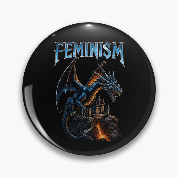Item preview, Feminism Dragon Graphic designed and sold by yobochart.