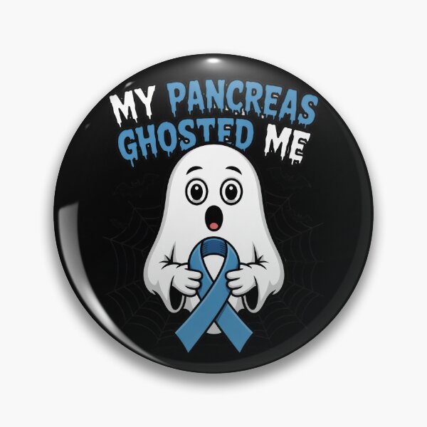 Item preview, Type 1 Diabetes Halloween Ghost designed and sold by borutawear.