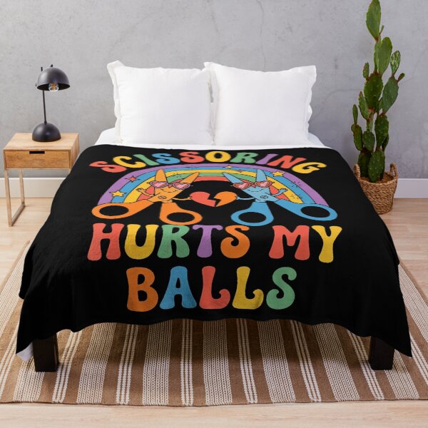 Item preview, Scissoring Hurts My Balls Coworker Gag Funny Office Pranks designed and sold by EckhardGlaser.