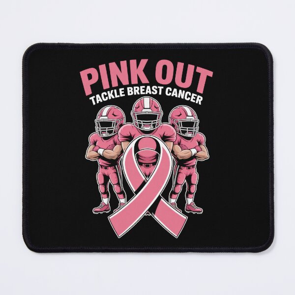Item preview, Football Breast Cancer Awareness Ribbon designed and sold by borutawear.