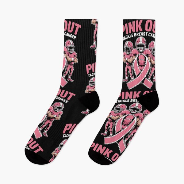 Item preview, Football Breast Cancer Awareness Ribbon designed and sold by borutawear.