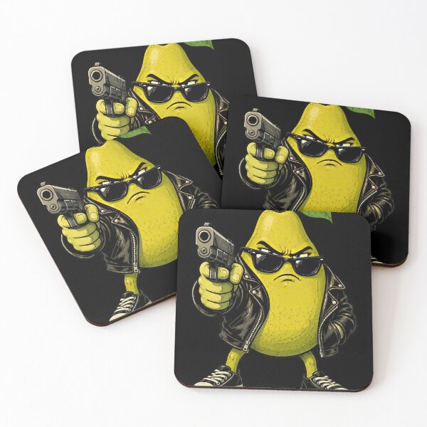 Item preview, Pear Pressure – Punk Pear Retro Cartoon designed and sold by obstinator.