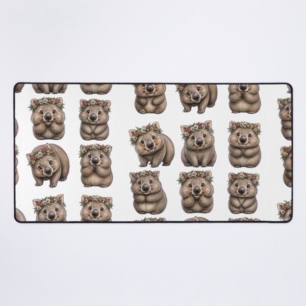 Item preview,  You’ll Fall in Love with 9 Cute Wombats designed and sold by BRETT'S ART STUDIO.
