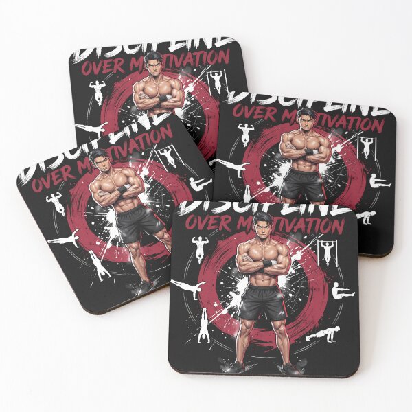 Item preview, Discipline Over Motivation – Calisthenics Workout designed and sold by Bloxxxdesign.