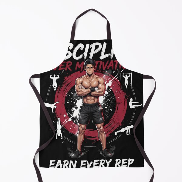 Item preview, Discipline Over Motivation – Calisthenics Workout designed and sold by Bloxxxdesign.