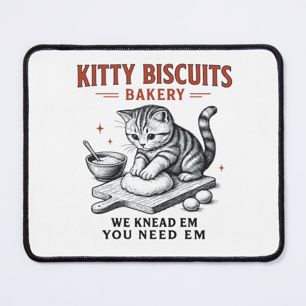 Item preview, Funny Kitty Biscuits Bakery Cat Baking Humorous Bakery Cat designed and sold by Thread&Fable.