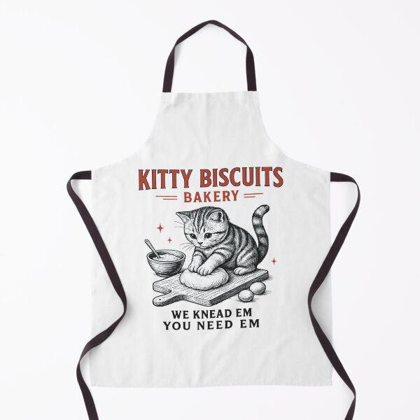 Item preview, Funny Kitty Biscuits Bakery Cat Baking Humorous Bakery Cat designed and sold by Thread&Fable.