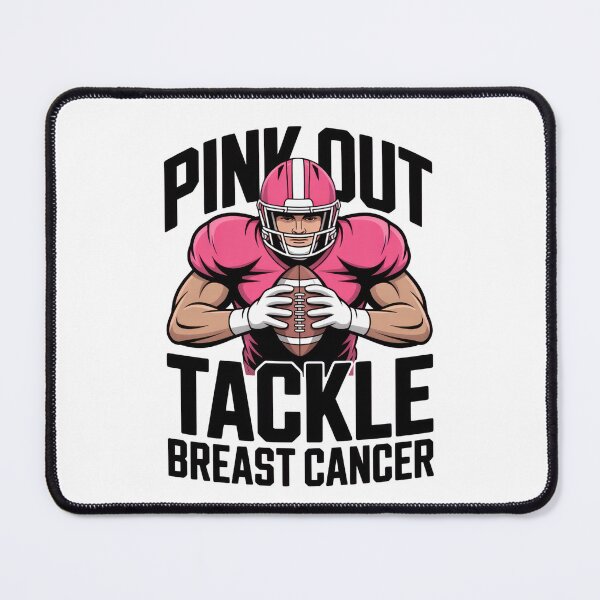 Item preview, Football Breast Cancer Awareness Ribbon designed and sold by borutawear.