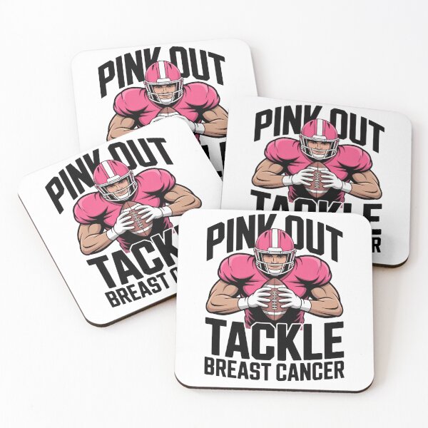 Item preview, Football Breast Cancer Awareness Ribbon designed and sold by borutawear.