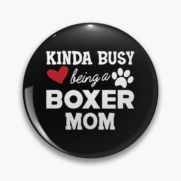 Item preview, Kinda Busy Being A Boxer Mom Heart Paw Print designed and sold by SoyLamderma.