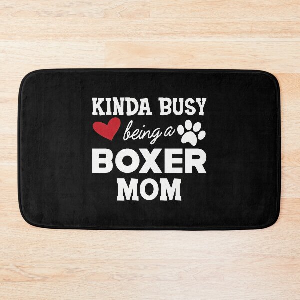 Item preview, Kinda Busy Being A Boxer Mom Heart Paw Print designed and sold by SoyLamderma.