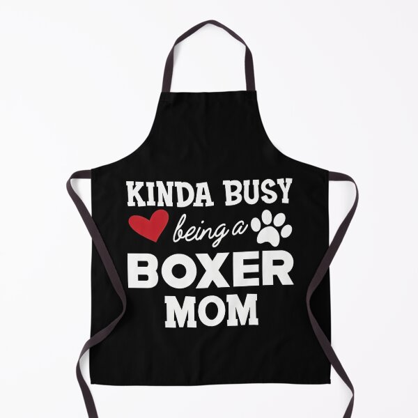 Item preview, Kinda Busy Being A Boxer Mom Heart Paw Print designed and sold by SoyLamderma.