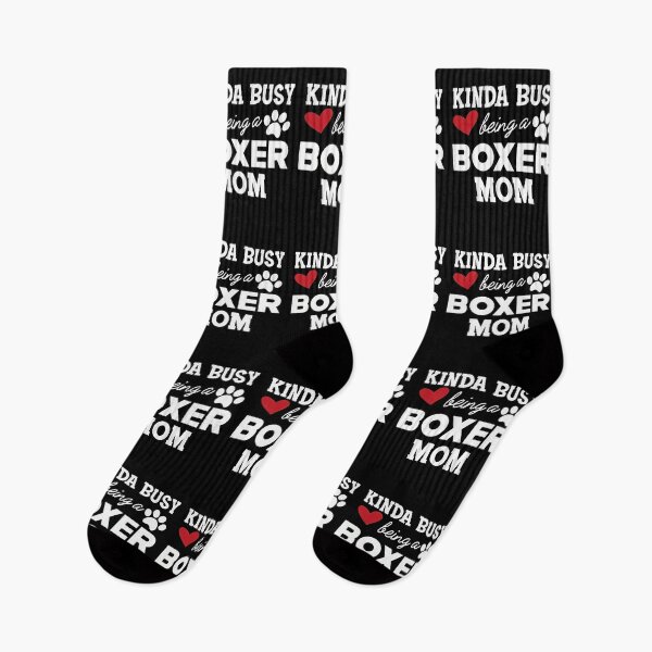 Item preview, Kinda Busy Being A Boxer Mom Heart Paw Print designed and sold by SoyLamderma.