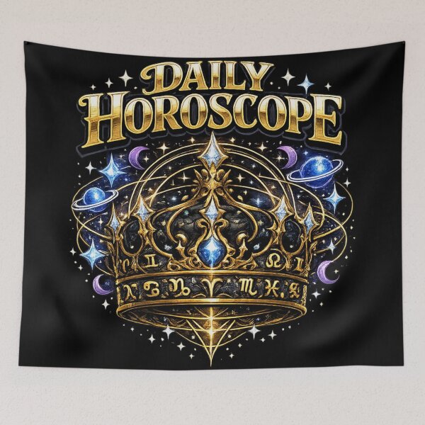 Item preview, Celestial Crown Zodiac Daily Horoscope Astrology Design designed and sold by irfanshikh.