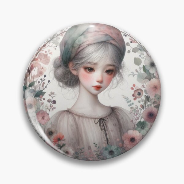 Item preview, Serene Spring Girl designed and sold by Beyondnote-Art.