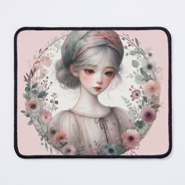 Item preview, Serene Spring Girl designed and sold by Beyondnote-Art.