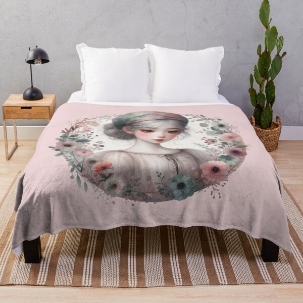 Item preview, Serene Spring Girl designed and sold by Beyondnote-Art.