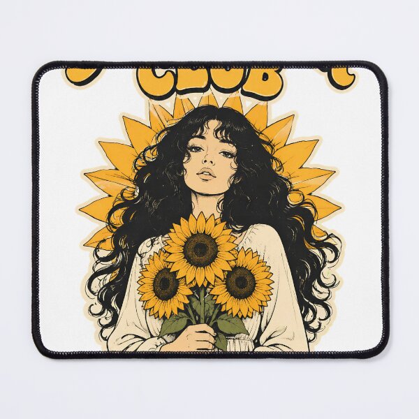 Item preview, Sunflower Club Vintage Botanical Girl designed and sold by CrimsonThorn56.