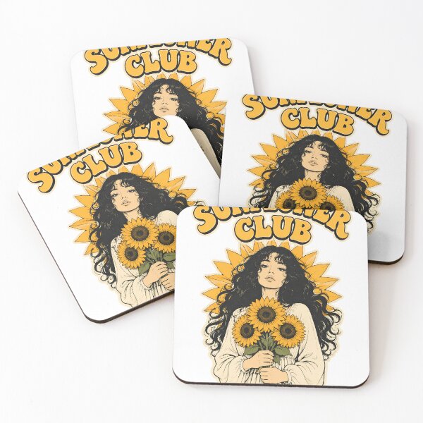 Item preview, Sunflower Club Vintage Botanical Girl designed and sold by CrimsonThorn56.
