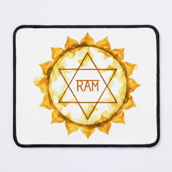Item preview, Manipura Solar Plexus Chakra Ram Art designed and sold by NeuralLoft Frequency.