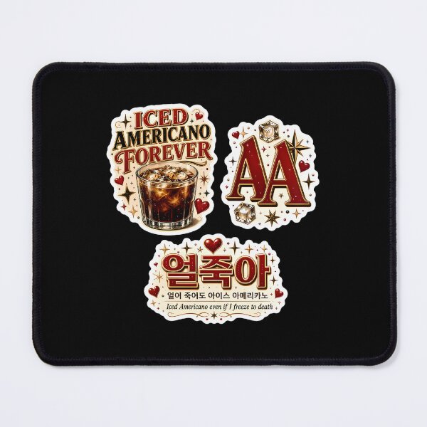 Item preview, Iced Americano Forever Korean Coffee Lover designed and sold by Jasardpu.