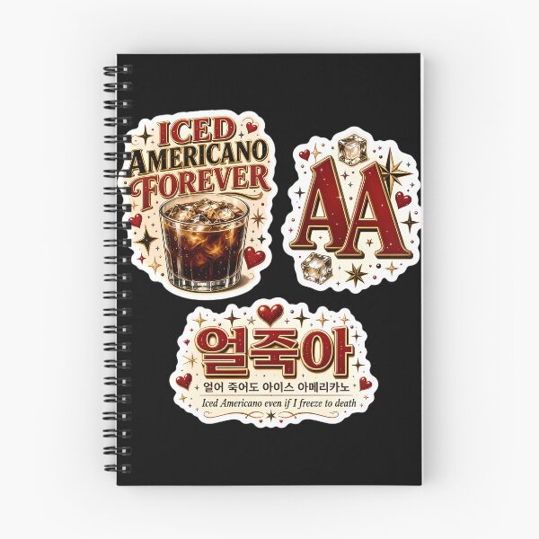 Item preview, Iced Americano Forever Korean Coffee Lover designed and sold by Jasardpu.