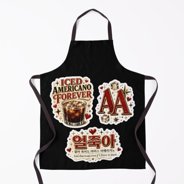 Item preview, Iced Americano Forever Korean Coffee Lover designed and sold by Jasardpu.