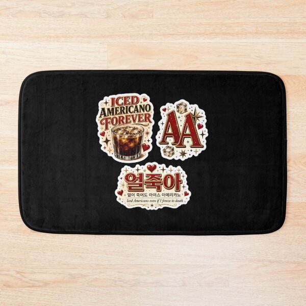 Item preview, Iced Americano Forever Korean Coffee Lover designed and sold by Jasardpu.