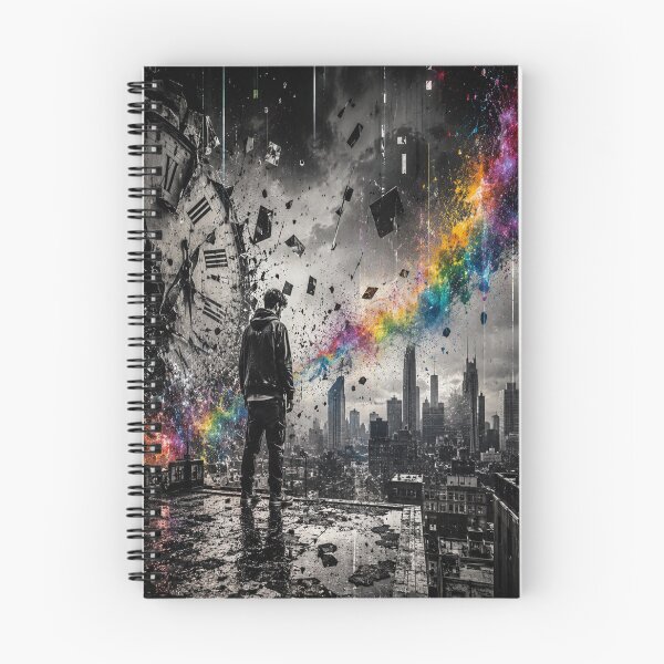 Item preview, Crack in the Horizon - Urban Artwork designed and sold by Personiq Kaleido.
