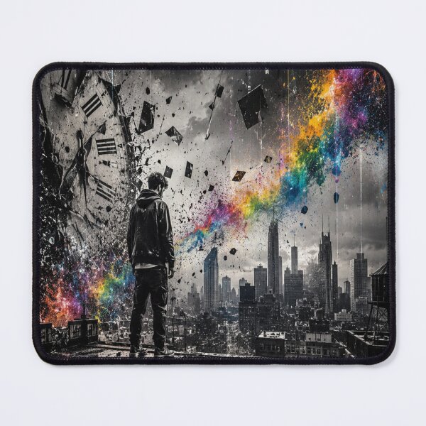 Item preview, Crack in the Horizon - Urban Artwork designed and sold by Personiq Kaleido.