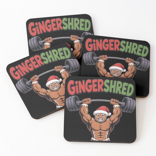 Item preview, Gingershred Bodybuilding Funny Christmas Gift for Fitness Lovers and Gym Fans designed and sold by SkymarArt.