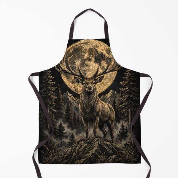 Item preview, Majestic Stag of the Ancient Forest – Vintage Wildlife Art designed and sold by TeeVibeHaus.
