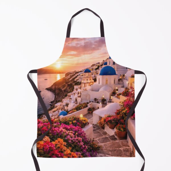 Item preview, Mediterranean Cliffside Village at Sunset designed and sold by Yomere.